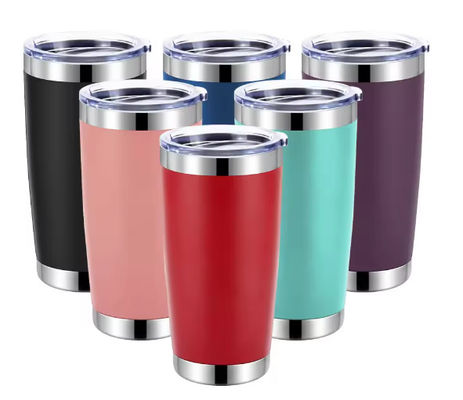 20 OZ en acier inoxydable isolant en poudre