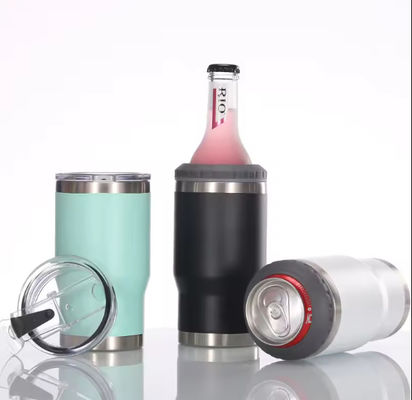 14 oz 3 en 1 personnalisé OEM tasse de café à la tasse à la tasse à la cola porte-bière en acier inoxydable refroidisseur