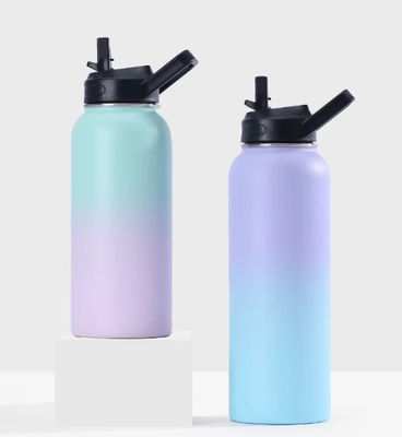 Bouteille à vide en acier inoxydable à double paroi avec logo personnalisé