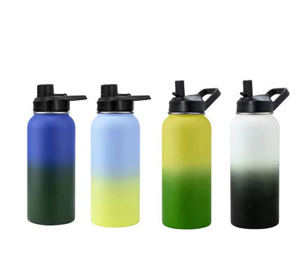 Bouteille à vide en acier inoxydable à double paroi avec logo personnalisé