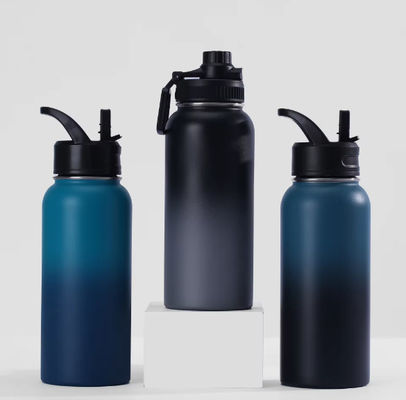 Bouteille à vide en acier inoxydable à double paroi avec logo personnalisé