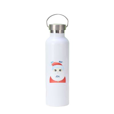 Bouteille standard d'eau pour la bouche en acier inoxydable avec bouchon hydraulique à vide flexible
