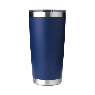 20 onces Tumbler en métal blanc rouge avec couvercle de glisserie magnétique OEM ODM