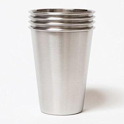 18/8 acier inoxydable de catégorie a isolé la tasse de bière d'or rouge de bouteille 16oz 450ml