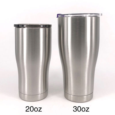 le mur de double de 20oz 30oz a isolé la bouteille, tasse inoxydable de voyage facile à porter