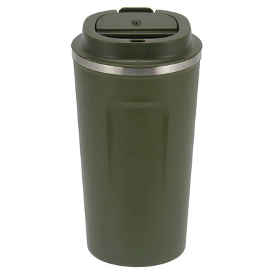 la tasse d'acier inoxydable de conception de corps de l'étroit 17oz, café a isolé le couvercle étanche de tasse