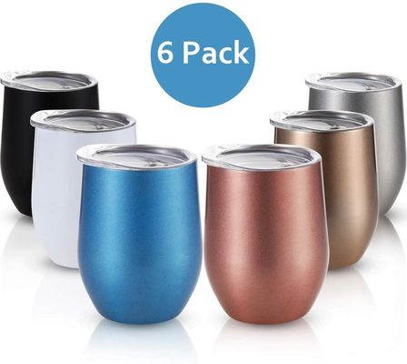 Le voyage écologique acaule de la tasse de café d'acier inoxydable 9oz 12oz a isolé la tasse