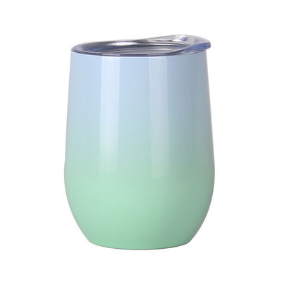 conception blanche de mur de double de tasse de café de l'acier inoxydable 12oz pour l'isolation de long temps