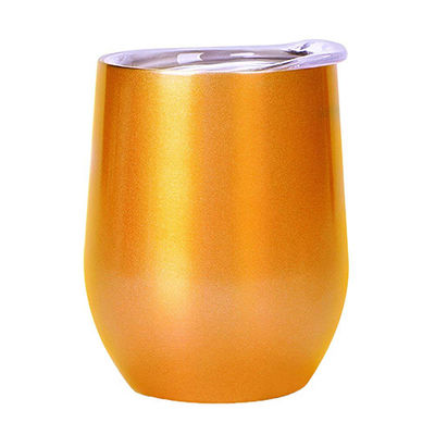 conception blanche de mur de double de tasse de café de l'acier inoxydable 12oz pour l'isolation de long temps