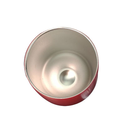 la tasse d'acier inoxydable de 360ml 480ml avec le couvercle, café a isolé l'impression rouge de tasse