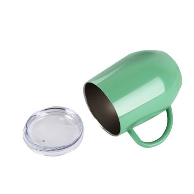 culbuteur de café de coquille d'oeuf de flacon de vide d'acier inoxydable de mur du double 12oz