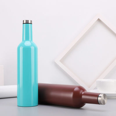 Matériaux écologiques isolés roses attrayants de bouteille d'acier inoxydable de couleur