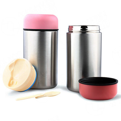 l'acier inoxydable 350ml/500ml a isolé la sécurité alimentaire élevée de couleur de nature de gamelle