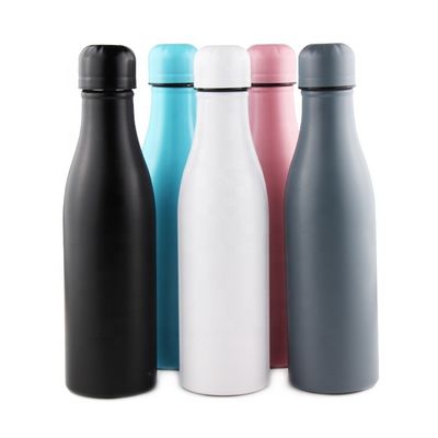 impression isolée de logo adaptée aux besoins du client par bouteille d'acier inoxydable du volume 500ml