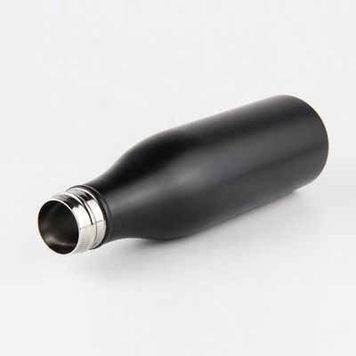 impression isolée de logo adaptée aux besoins du client par bouteille d'acier inoxydable du volume 500ml