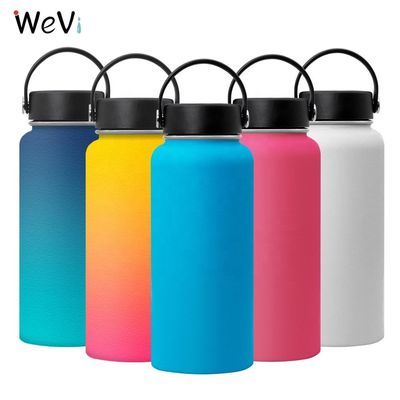 12oz - vide isolé de mur de double de bouteille de l'acier inoxydable 64oz isolé