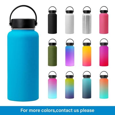 12oz - vide isolé de mur de double de bouteille de l'acier inoxydable 64oz isolé