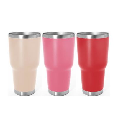 Egg les tasses de culbuteur d'acier inoxydable de forme, le culbuteur isolé par preuve 30oz de fuite