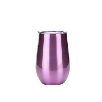 Culbuteur sûr de vin d'acier inoxydable de contact de nourriture, double culbuteur d'acier inoxydable du mur 10oz