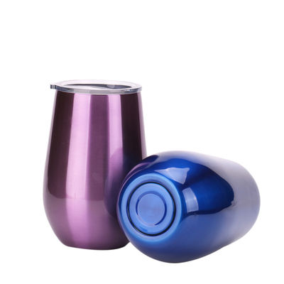 Culbuteur sûr de vin d'acier inoxydable de contact de nourriture, double culbuteur d'acier inoxydable du mur 10oz