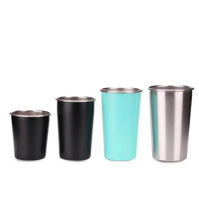 tasses à mur unique de bière de tasse de café de Drinkware de bouteille d'eau de l'acier inoxydable 16oz