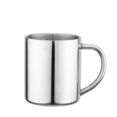 Tasse de courant ascendant de la tasse 300ml 400ml 500ml de voyage d'acier inoxydable de couleur de nature