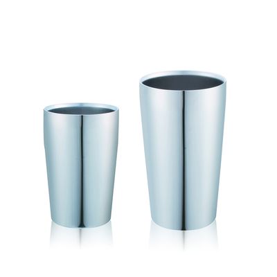 Mur isolé résistant à la chaleur de tasses de café de culbuteur d'acier inoxydable double