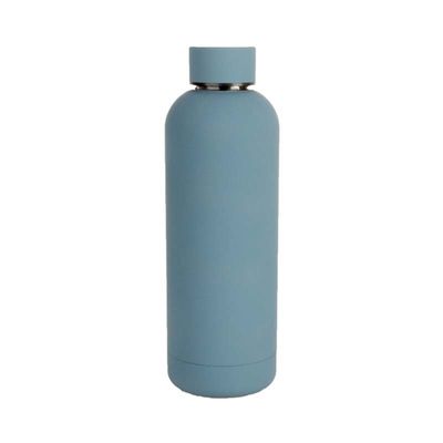 mur en caoutchouc de double de revêtement de bouteille de sports de l'acier inoxydable 500ml pour le fonctionnement