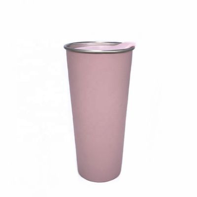 contact isolé de nourriture de tasse de flacon de vide d'acier inoxydable de la capacité 500ml avec le couvercle