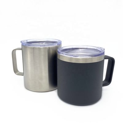 les culbuteurs isolés de l'acier inoxydable 12oz avec des poignées ont adapté le logo aux besoins du client