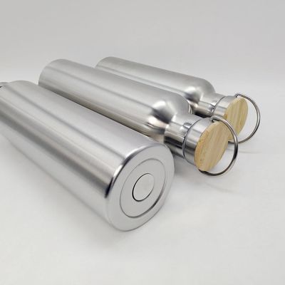 flacons écologiques de la bouteille SS304 de bouteille d'eau à mur unique de l'acier inoxydable 500ml
